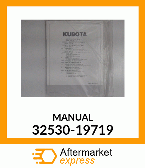 MANUAL 32530-19719