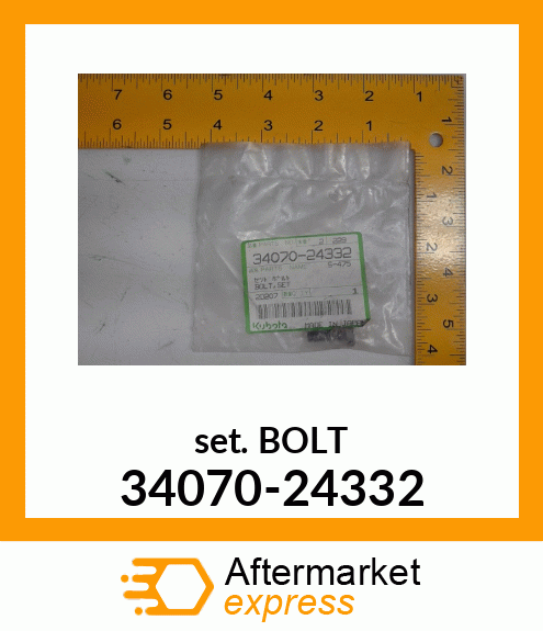 SET BOLT 34070-24332