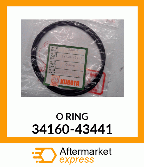 O_RING 34160-43441