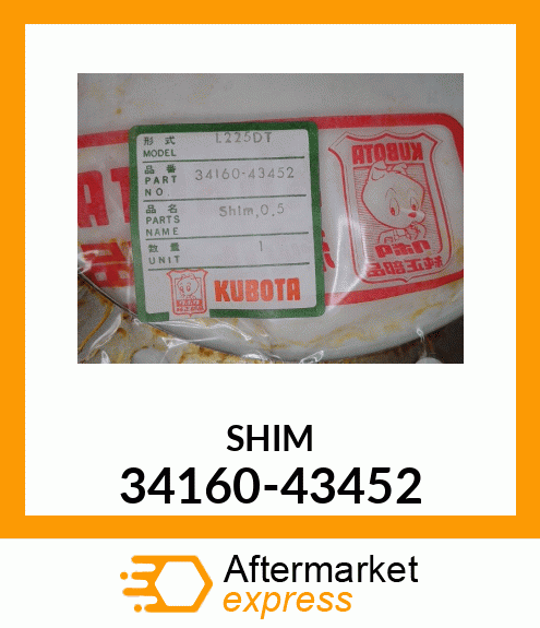 SHIM 34160-43452