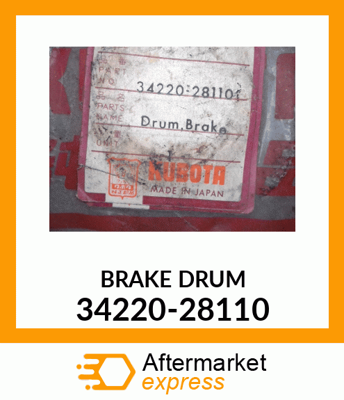 BRAKEDRUM 34220-28110