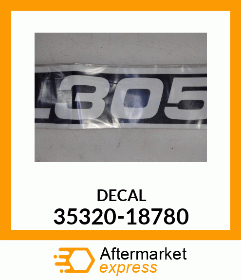 DECAL 35320-18780