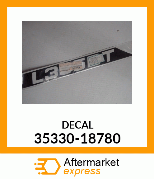 DECAL 35330-18780