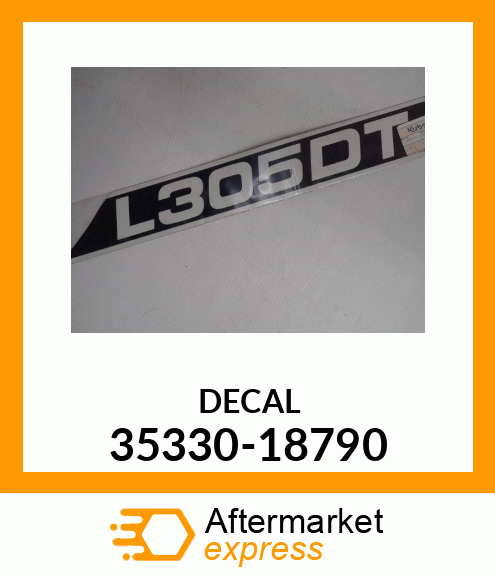 DECAL 35330-18790