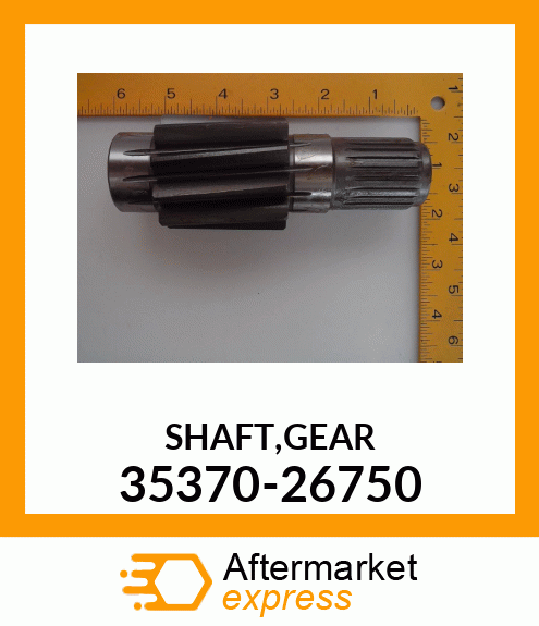 SHAFT,GEAR 35370-26750