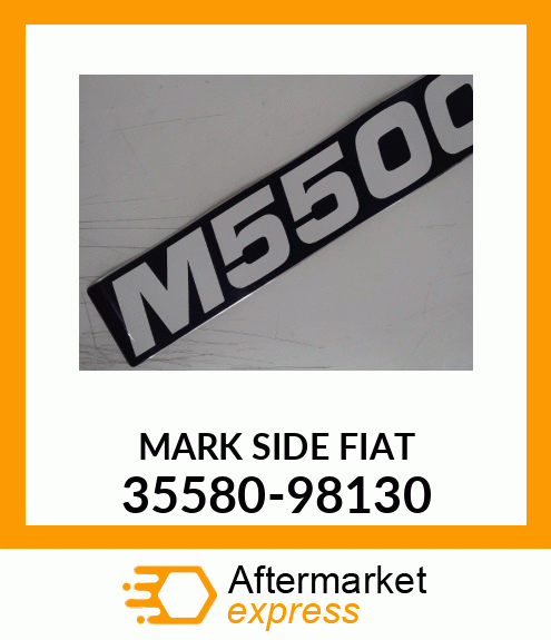 MARK SIDE FIAT 35580-98130