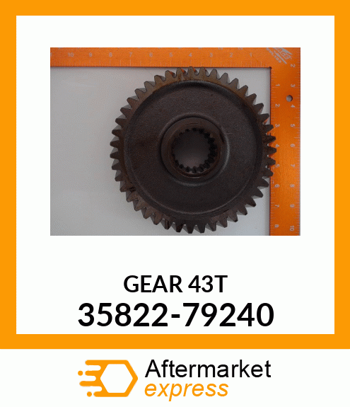 GEAR43T 35822-79240