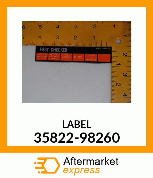 LABEL 35822-98260