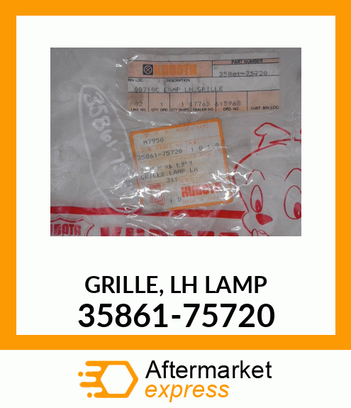 GRILLE 35861-75720