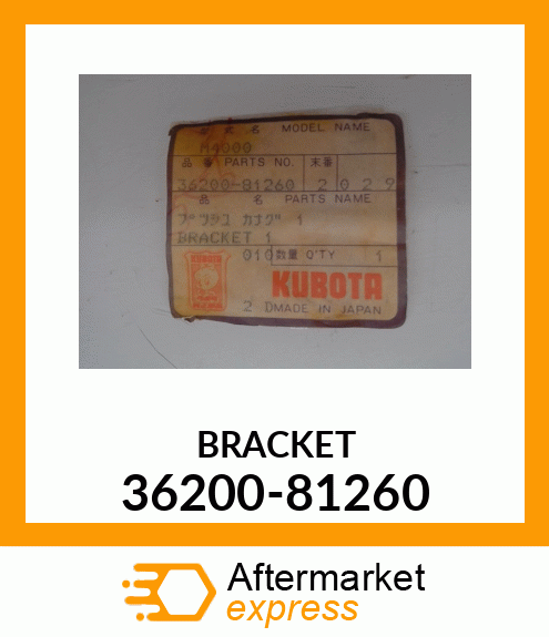 _BRACKET 36200-81260