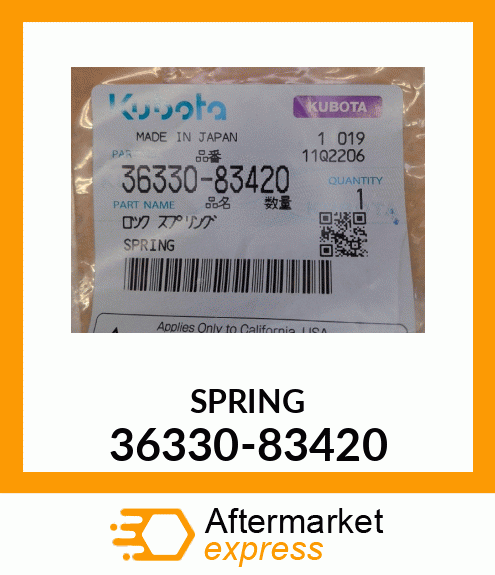 SPRING 36330-83420