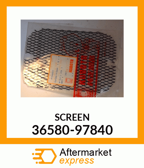 SCREEN 36580-97840