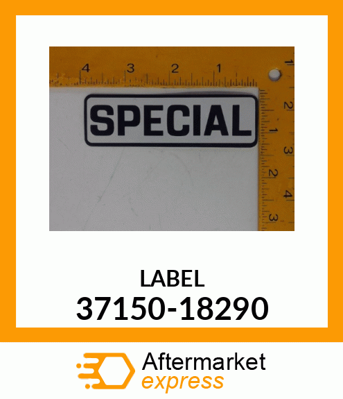 LABEL 37150-18290