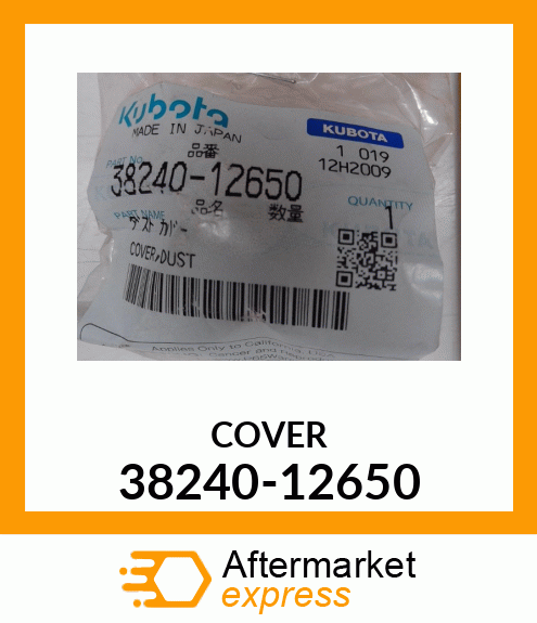 COVER 38240-12650