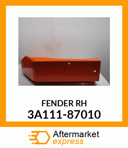 FENDERRH 3A111-87010