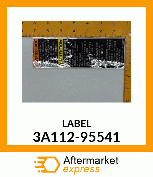 LABEL 3A112-95541