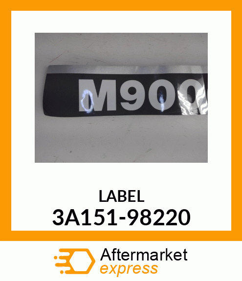 LABEL 3A151-98220