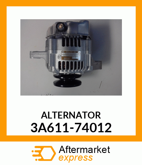 ALTERNATOR 3A611-74012