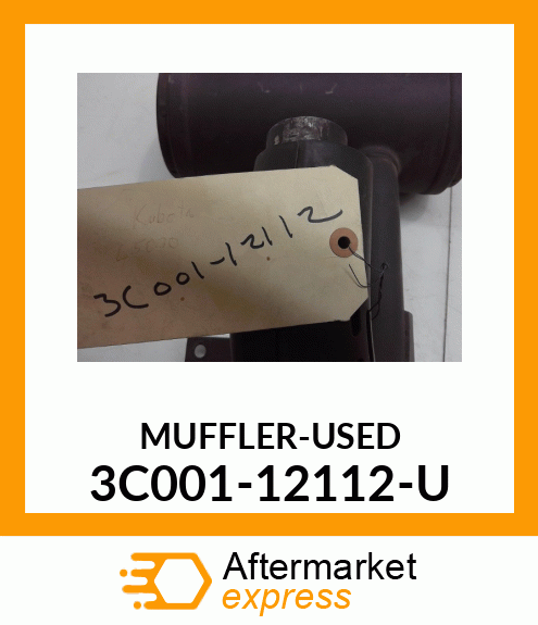 MUFFLER-USED 3C001-12112-U