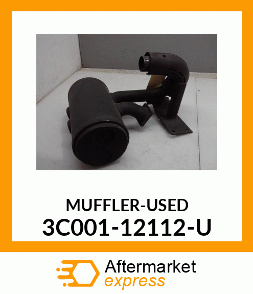 MUFFLER-USED 3C001-12112-U