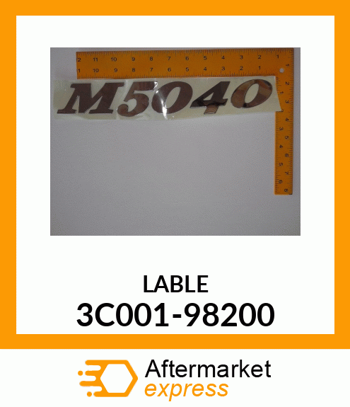 LABLE 3C001-98200