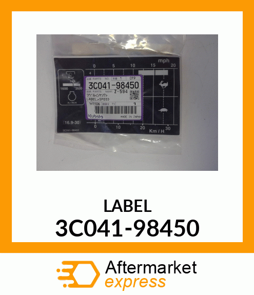 LABEL 3C041-98450