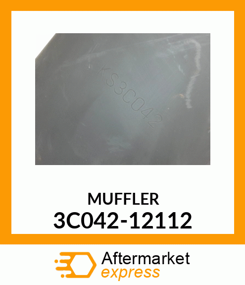 MUFFLER 3C042-12112