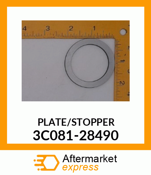 PLATE/STOPPER 3C081-28490