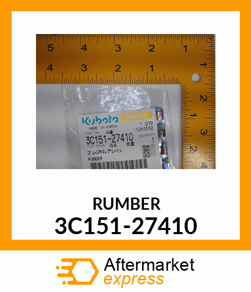 RUMBER 3C151-27410