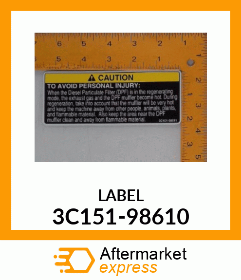 LABEL 3C151-98610