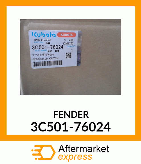 FENDER 3C501-76024