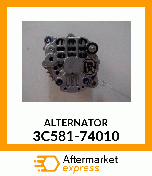 ALTERNATOR 3C581-74010