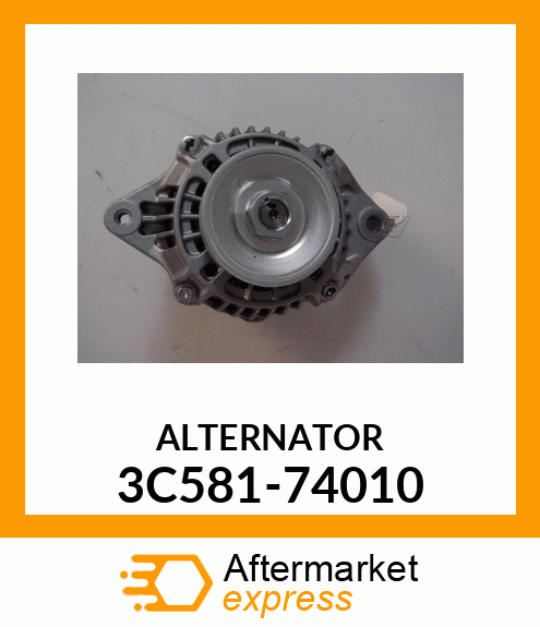 ALTERNATOR 3C581-74010