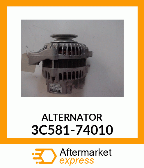 ALTERNATOR 3C581-74010