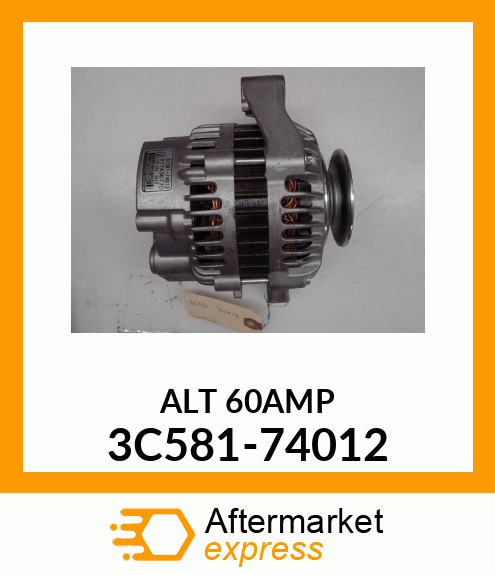 ALTNTR/60AMP 3C581-74012