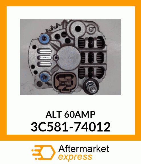 ALTNTR/60AMP 3C581-74012