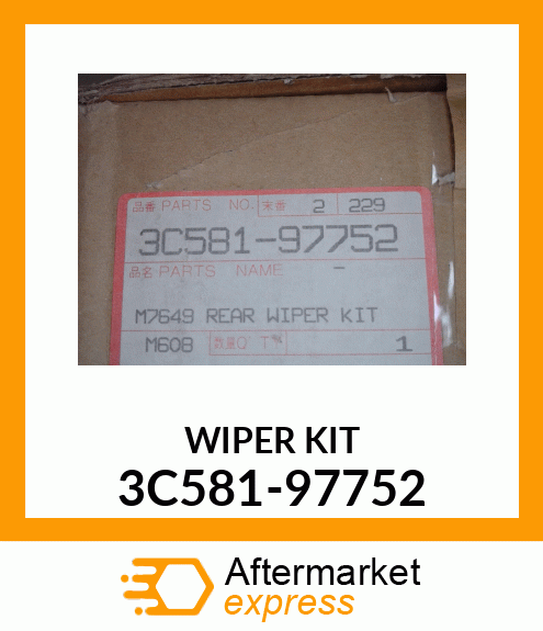 WIPER_KIT 3C581-97752