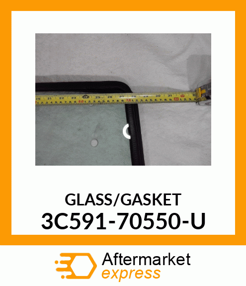 GLASS/GASKET 3C591-70550-U