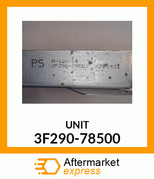 UNIT 3F290-78500