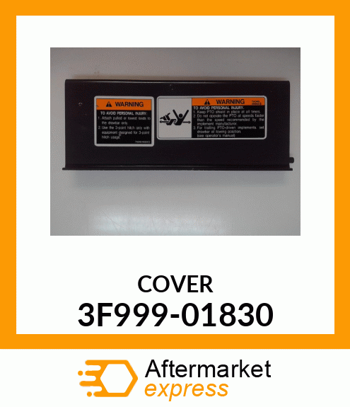 COVER 3F999-01830