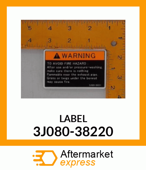 LABEL 3J080-38220