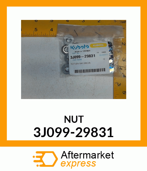 NUT 3J099-29831