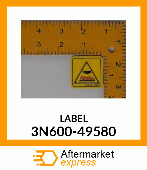 LABEL 3N600-49580