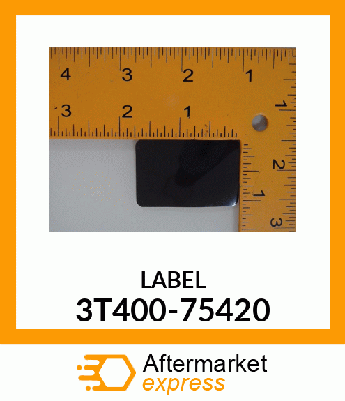 LABEL 3T400-75420