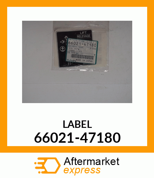 LABEL 66021-47180