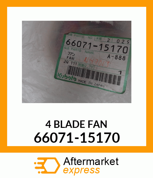 FAN 66071-15170