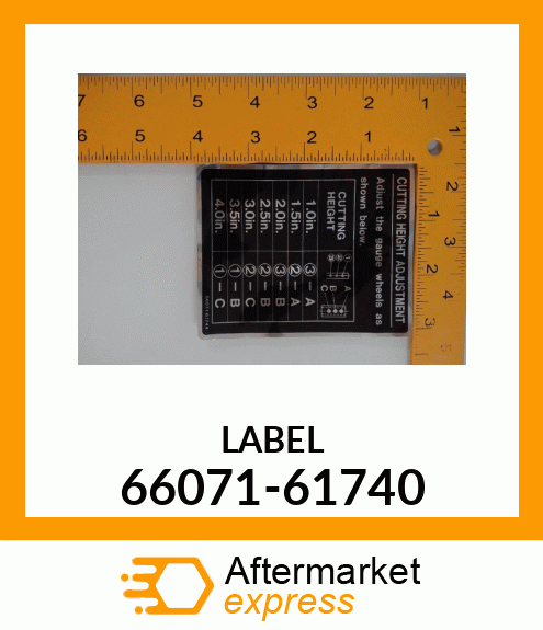 LABEL 66071-61740