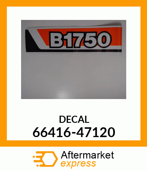 DECAL 66416-47120