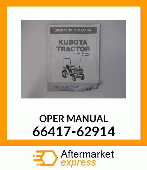 OPERMANUAL 66417-62914