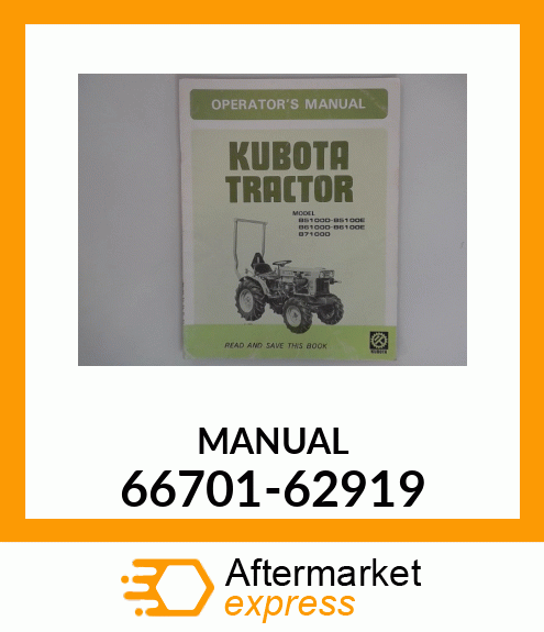 MANUAL 66701-62919